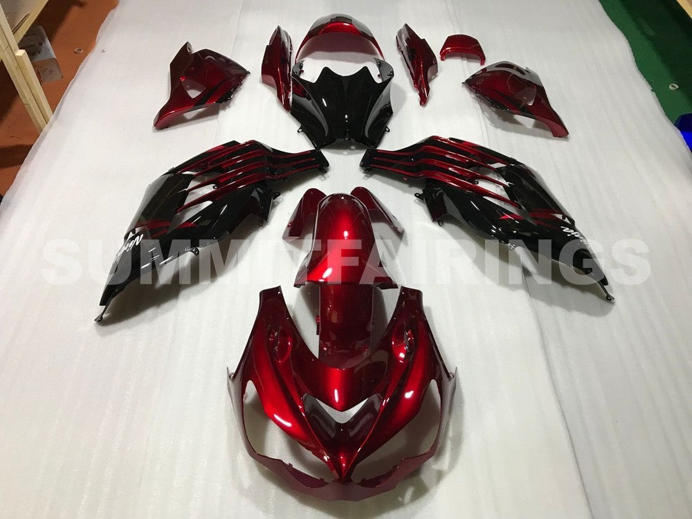 Fairings For Kawasaki ZX-14R, 2012-2021 - Red & Black