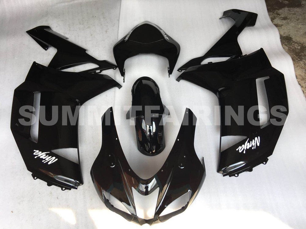 Fairings For Kawasaki ZX6R ZX636 Black Ninja (2007-2008)