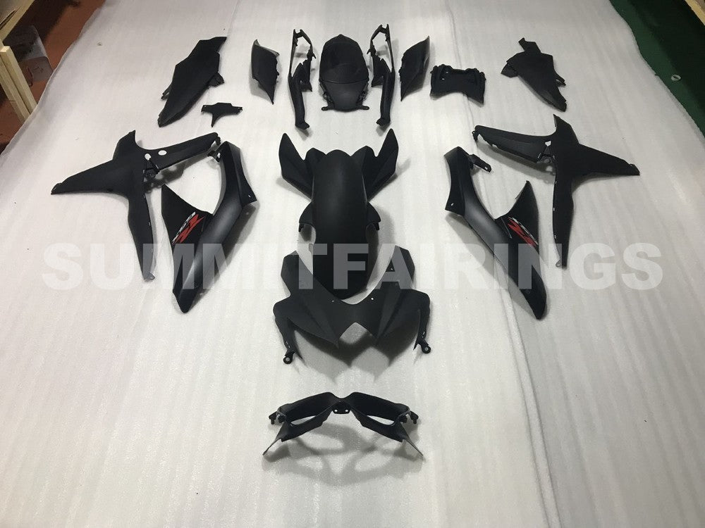 Fairings For Suzuki - GSXR600-750 K8 2008-2010 MATTE BLACK