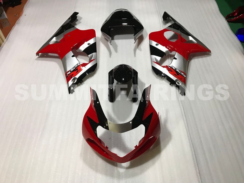 Fairings For Suzuki - GSXR1000 K1/2 2000-2002 Red Black Silver