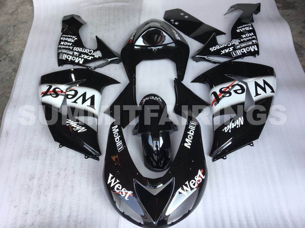 Fairings For Kawasaki ZX-10R, 2006-2007 - White & Black