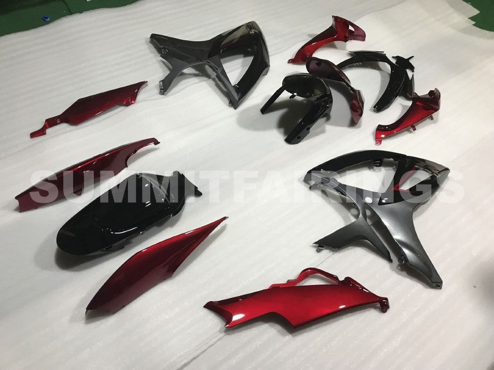 Fairings For Suzuki GSXR 600 750 Red Silver Black GSXR (2006-2007)