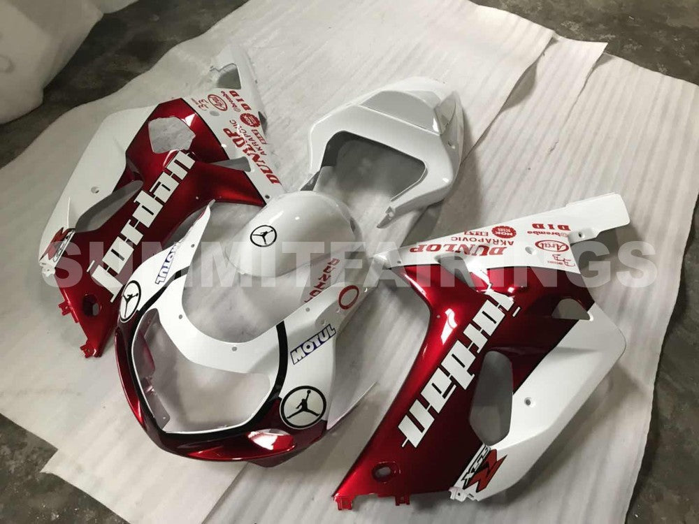 Fairings For Suzuki - GSXR600-750 K1 2001-2003 Red White
