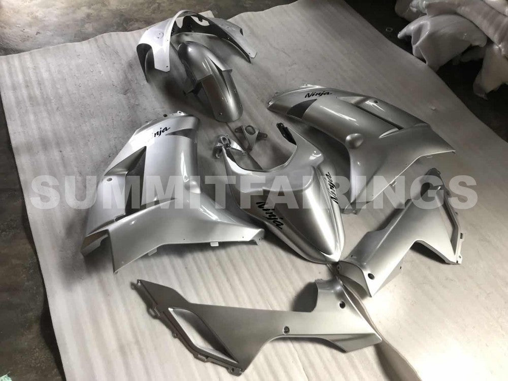 Fairings For Kawasaki ZX6R ZX636 Silver Ninja (2007-2008)