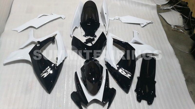Fairings For Suzuki - GSXR600-750 K6 06-07 Black and White