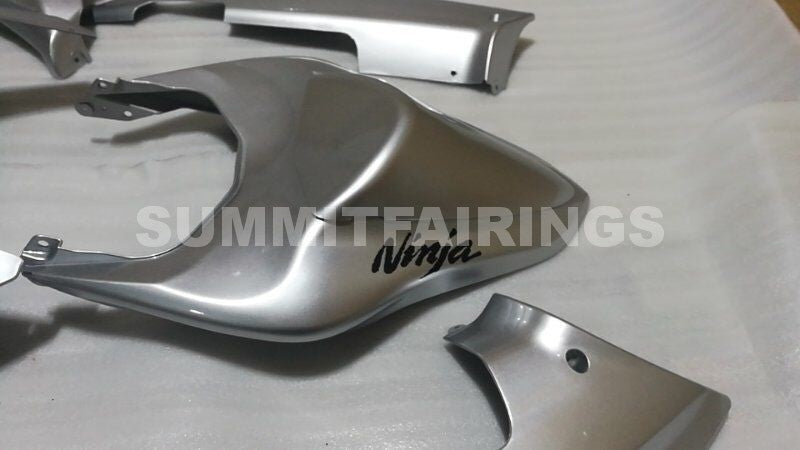Fairings For Kawasaki ZX6R ZX636 Silver Ninja (2007-2008)