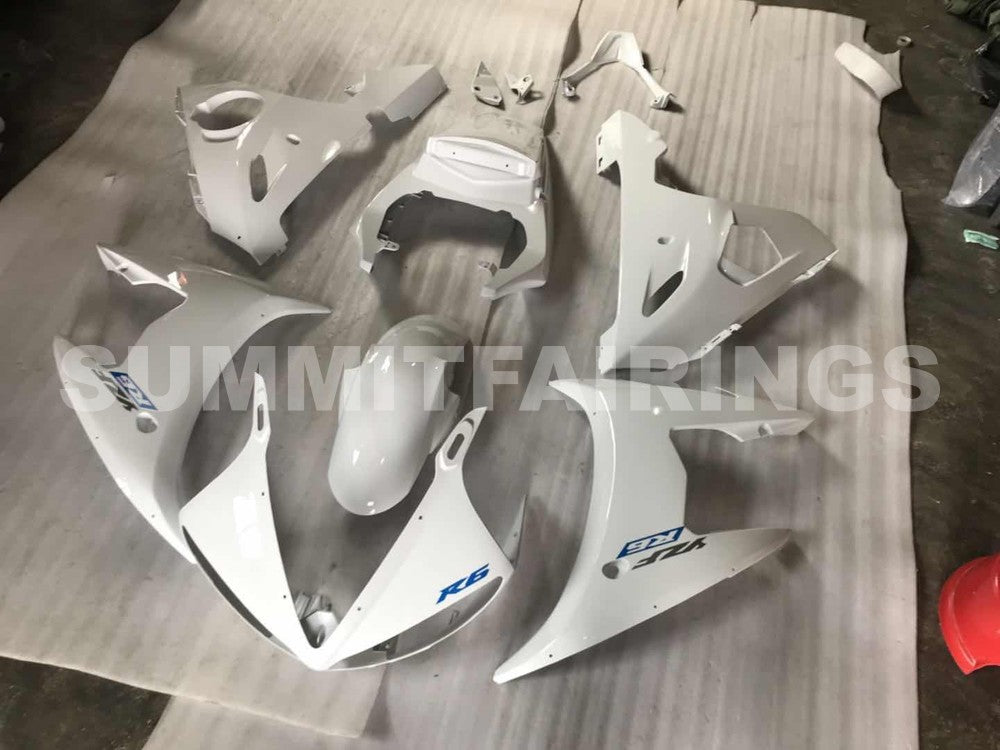 Fairings For Yamaha YZF-R6 White R6 (2003-2004)