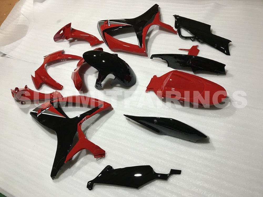 Fairings For Suzuki - GSXR600-750 K6 06-07 Black and Red
