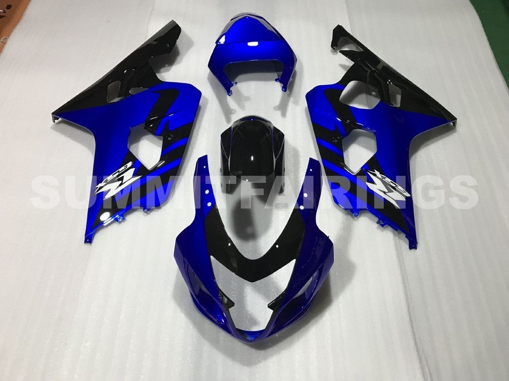 Fairings For Suzuki GSXR 600 750 Blue Black GSXR (2004-2005)