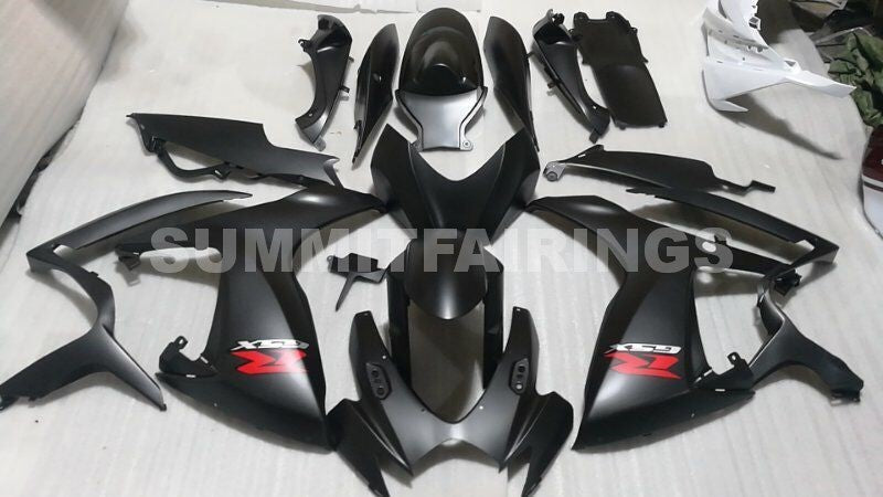 Fairings For Suzuki GSXR 600 750 Black Matte GSXR (2006-2007)