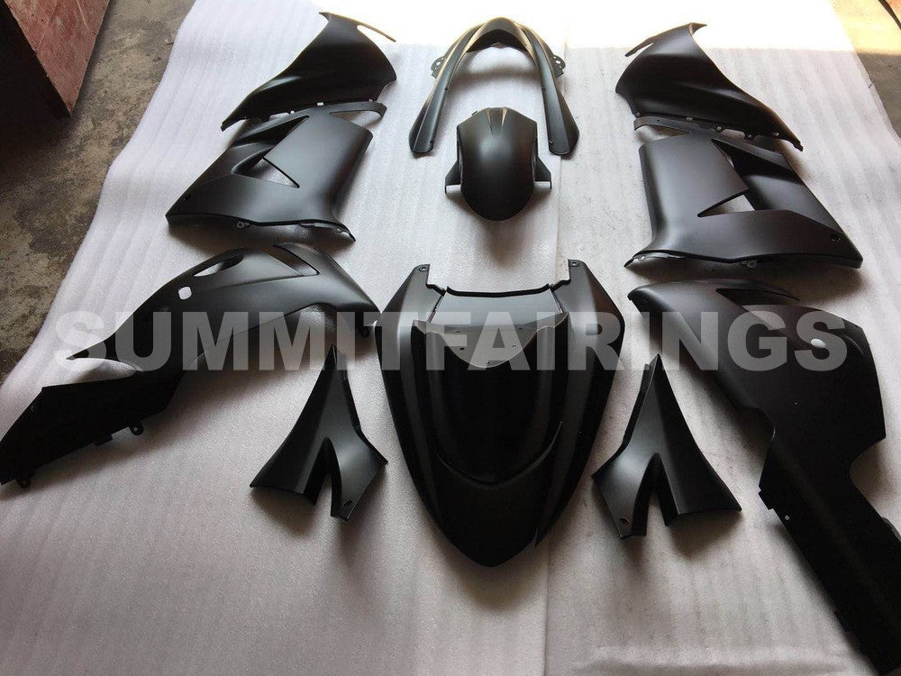 Fairings For Kawasaki ZX 10R Black Matte Ninja (2004-2005)