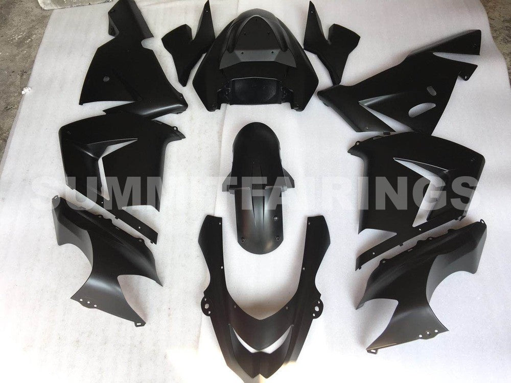 Fairings For Kawasaki ZX 10R Black Matte Ninja (2004-2005)
