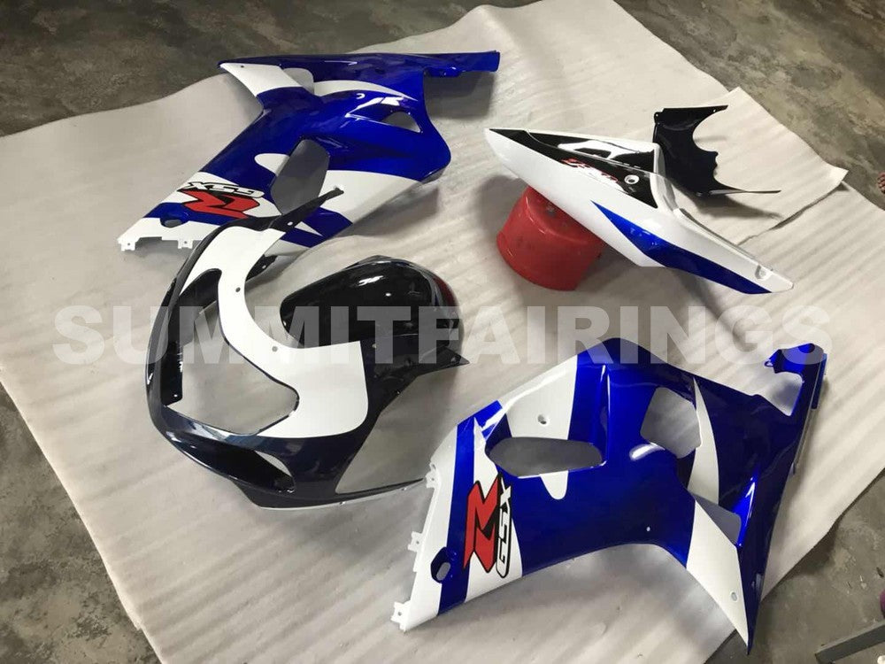 Fairings For Suzuki GSXR 750 Blue & White Suzuki GSXR (2001-2003)