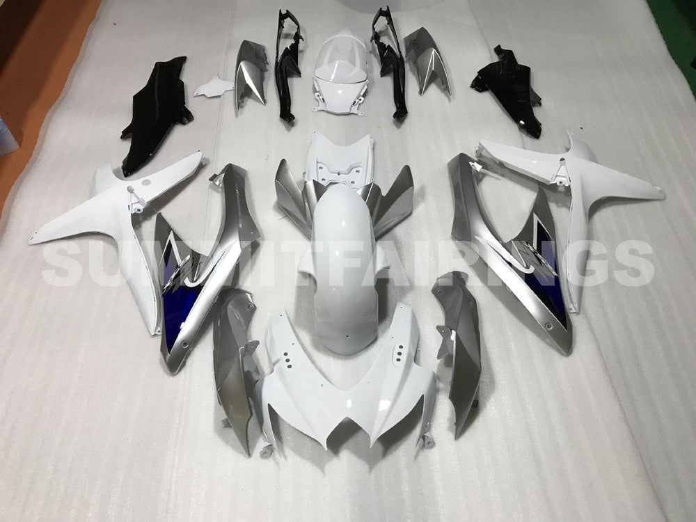 Fairings For Suzuki - GSXR600-750 K8 2008-2010 Silver