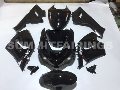 Fairings For Kawasaki ZX6R 636 Black ZX6R (2005-2006)