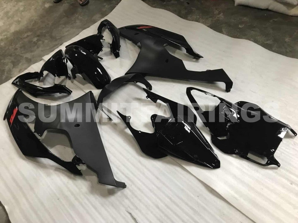 Fairings For Yamaha R6, 2008-2012 - Matte Black Gloss Black