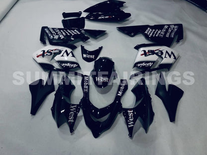 Fairings For Kawasaki ZX-10R, 2004-2005 - Black White