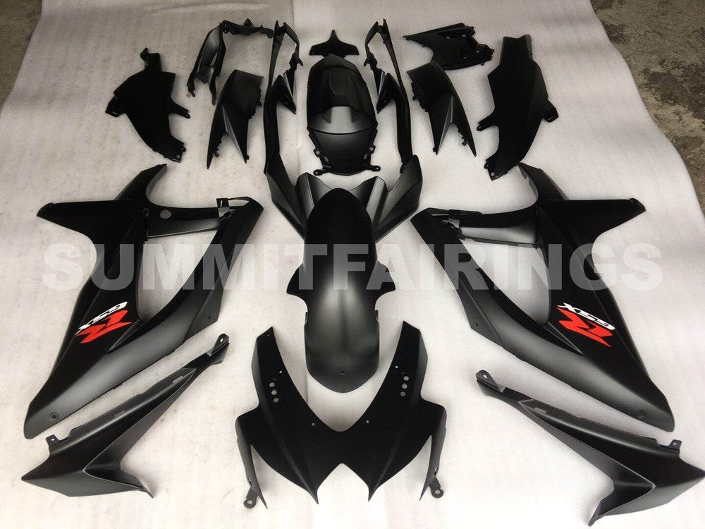 Fairings For Suzuki - GSXR600-750 K8 2008-2010 MATTE BLACK