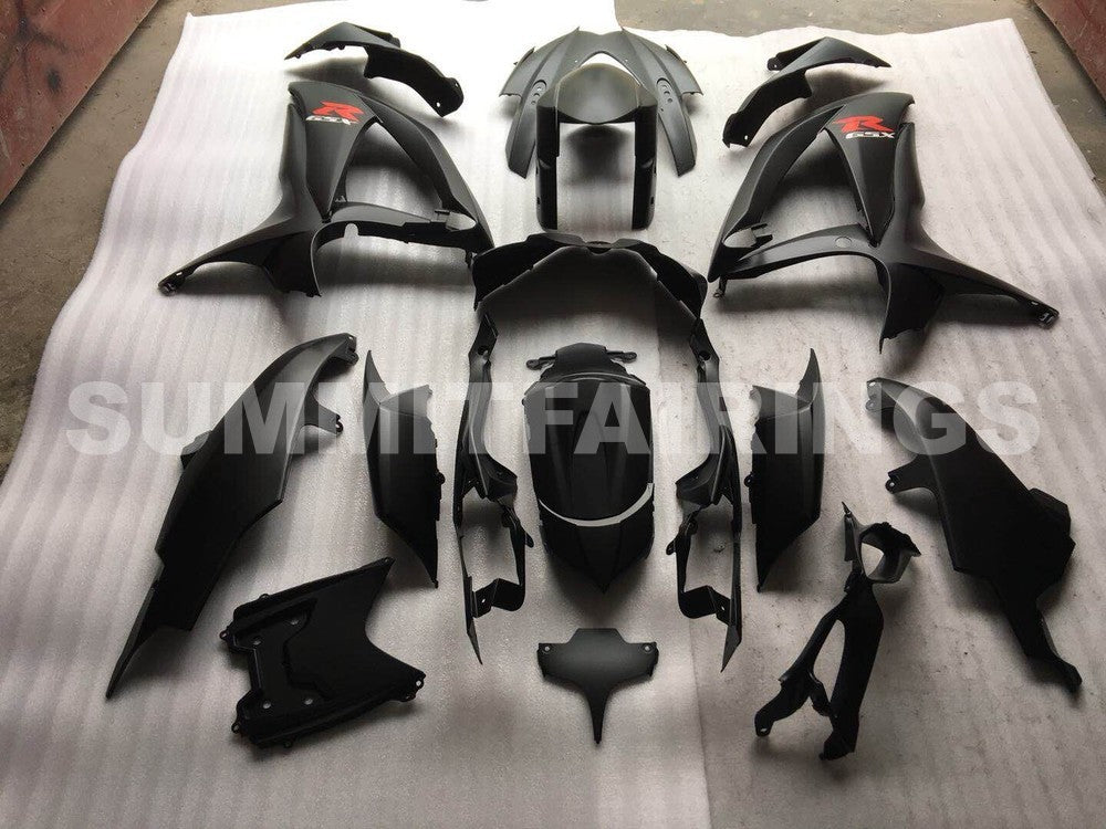 Fairings For Suzuki - GSXR600-750 K8 2008-2010 MATTE BLACK