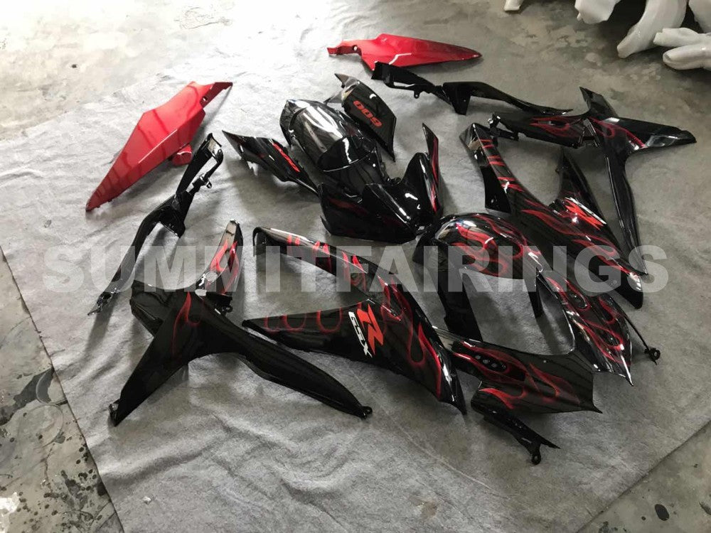 Fairings For Suzuki GSXR 600 750 (2008-2010) Red Flame