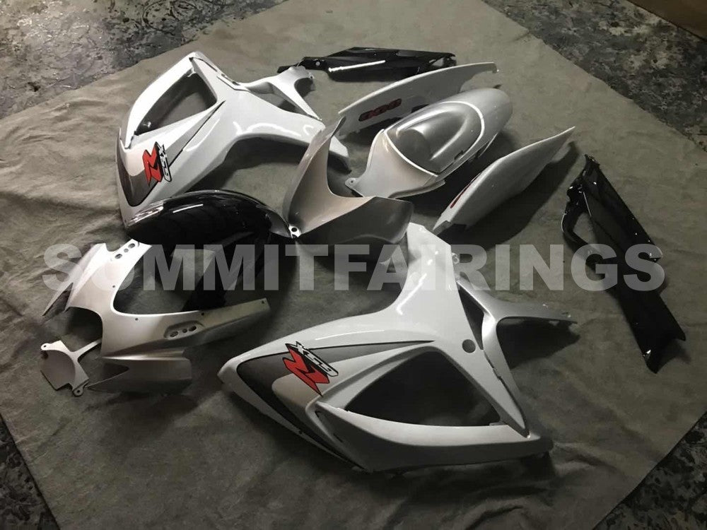 Fairings For Suzuki GSXR 600 750 (2006-2007) White Silver