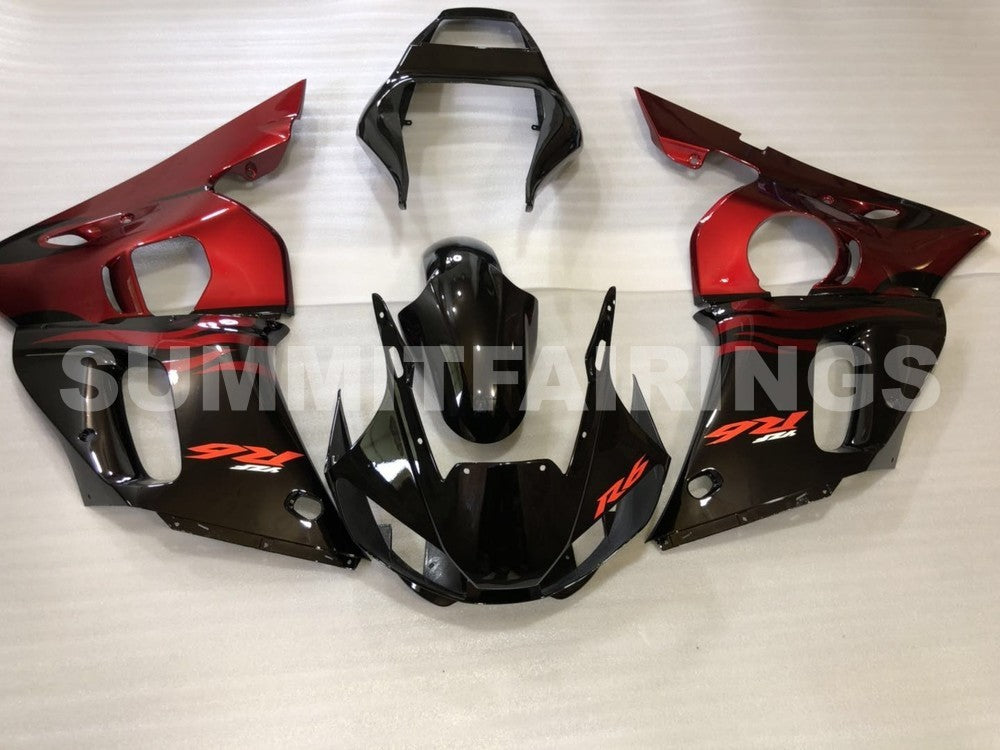 Fairings For Yamaha - YZF-600 R6 1998-2002 Red and Black