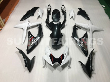 Fairings For Suzuki GSXR 600 750 White & Silver GSXR (2008-2009-2010)