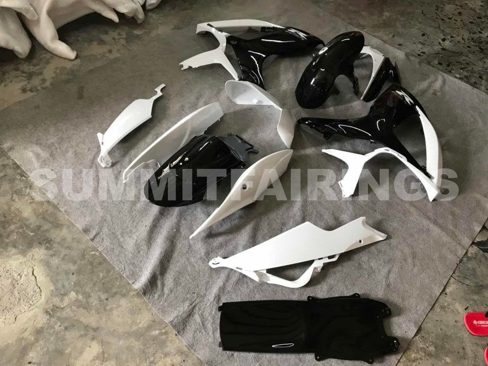 Fairings For Suzuki GSXR 600 750 Black & White GSXR (2006-2007)