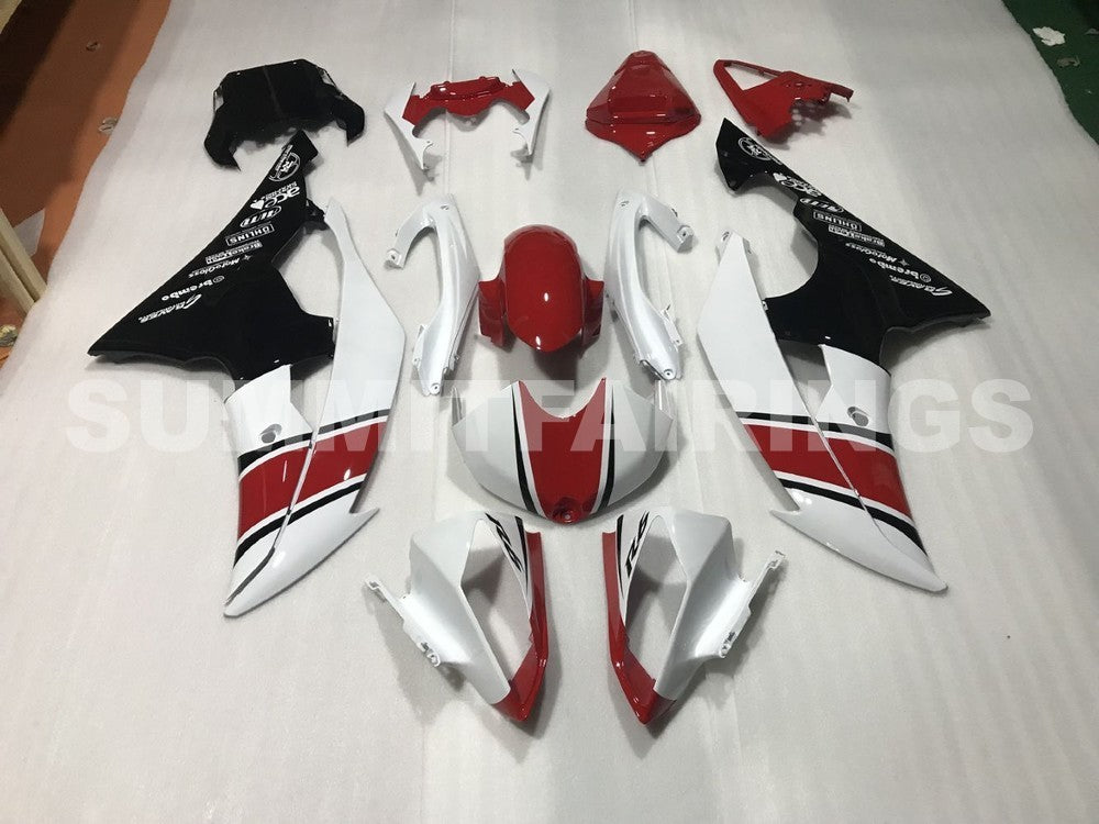 Fairings For Yamaha R6, 2008-2012 - Red, White & Black