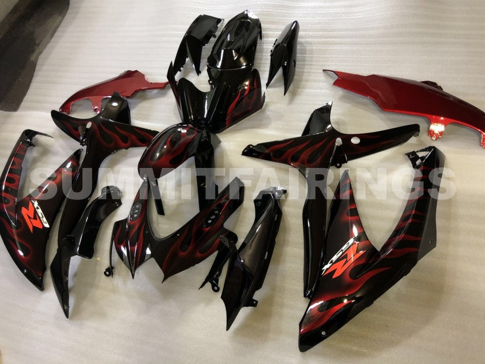 Fairings For Suzuki - GSXR600-750 K8 2008-2010 Flame Red