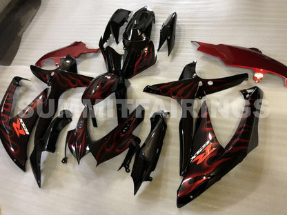 Fairings For Suzuki - GSXR600-750 K8 2008-2010 Flame Red
