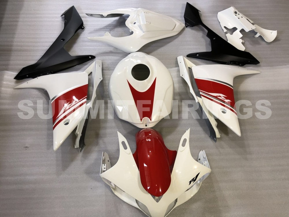 Fairings For Yamaha - YZF1000 R1 07-08 Black and Red