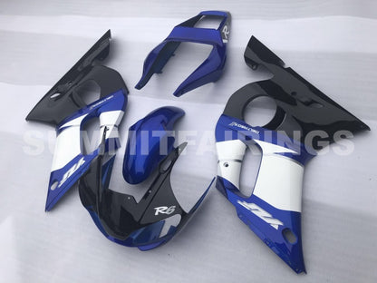 Fairings For Yamaha - YZF-600 R6 1998-2002 Black and Blue