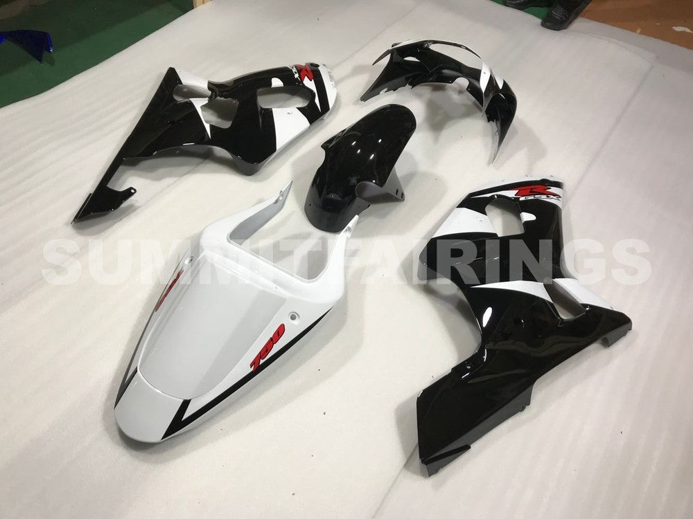 Fairings For Suzuki - GSXR600-750 K1 2001-2003 Black and white
