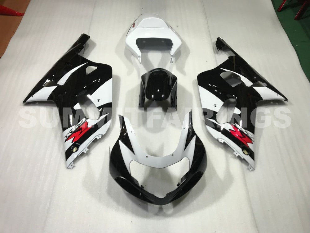 Fairings For Suzuki - GSXR600-750 K1 2001-2003 Black and white