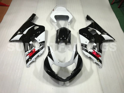 Fairings For Suzuki - GSXR600-750 K1 2001-2003 Black and white