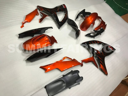 Fairings For Suzuki - GSXR600-750 K6 06-07 Orange Flame