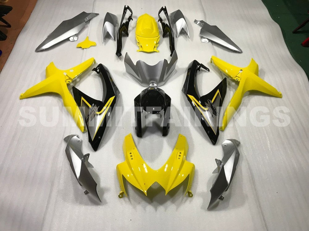Fairings For Suzuki - GSXR600-750 K8 2008-2010 Yellow