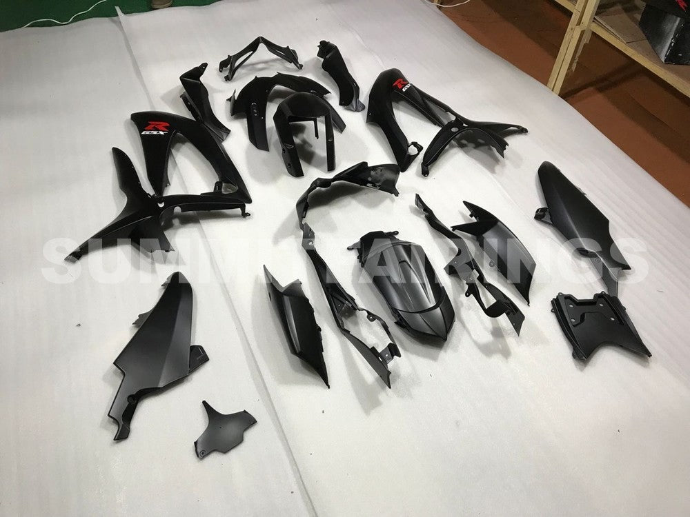 Fairings For Suzuki - GSXR600-750 K8 2008-2010 MATTE BLACK