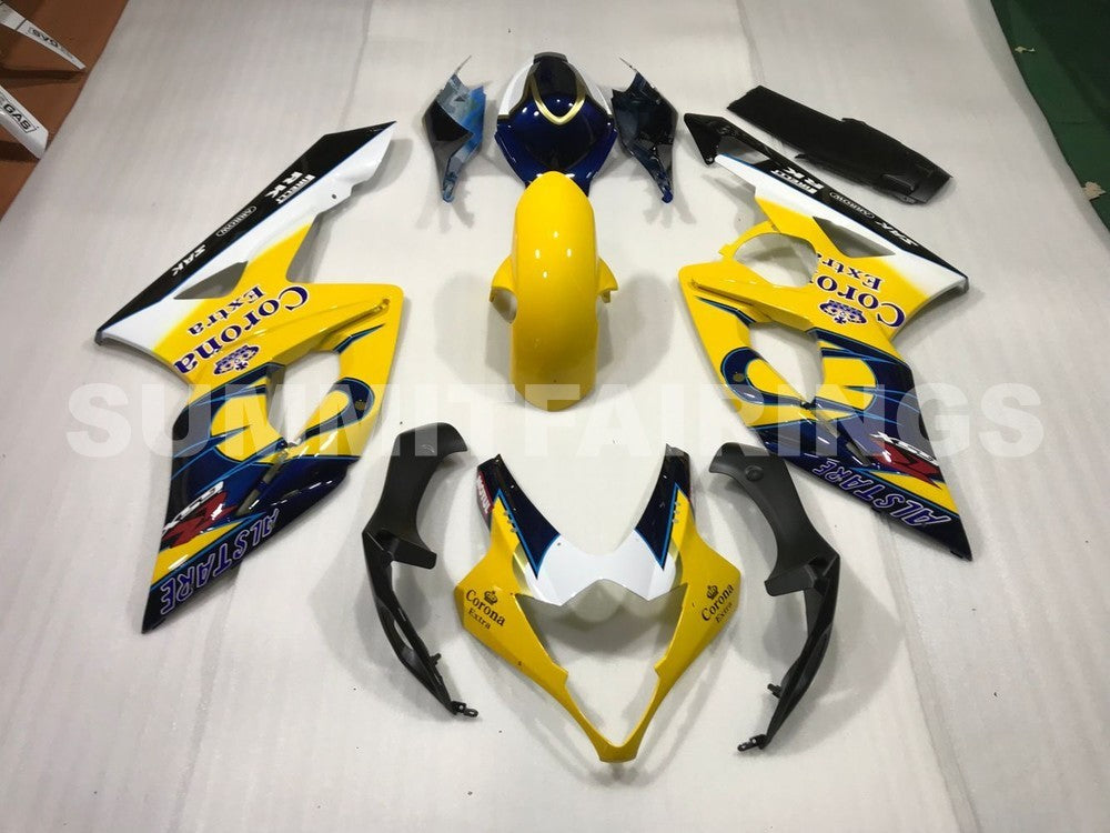 Fairings For Suzuki GSX-R1000, 2005-2006 - Yellow & Black
