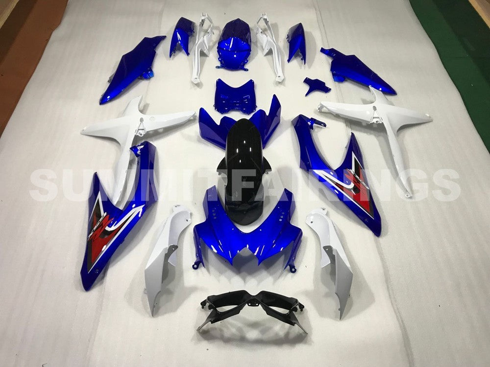 Fairings For Suzuki GSX-R600 / 750, 2008-2010 - Blue & White