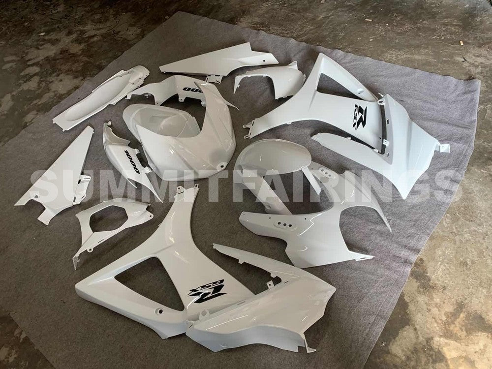Fairings For Suzuki GSXR 1000 White GSXR (2007-2008)