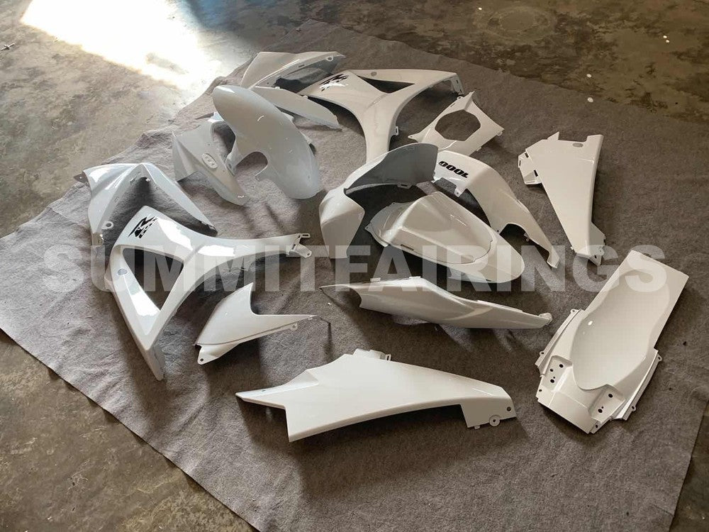Fairings For Suzuki GSXR 1000 White GSXR (2007-2008)