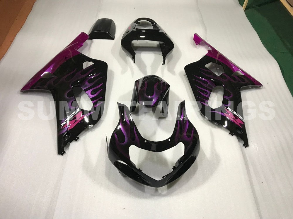 Fairings For Suzuki - GSXR600-750 K1 2001-2003 Flame Purple