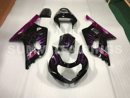 Fairings For Suzuki - GSXR600-750 K1 2001-2003 Flame Purple