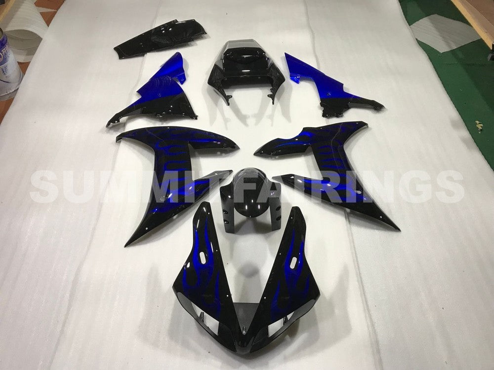 Fairings For Yamaha - YZF1000 R1 02-03 Blue Flame1