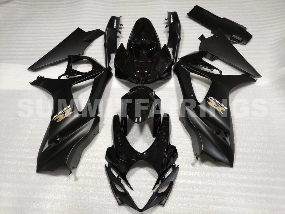 Fairings For Suzuki - GSXR1000 K7 07-08 Matte Black Gloss Black