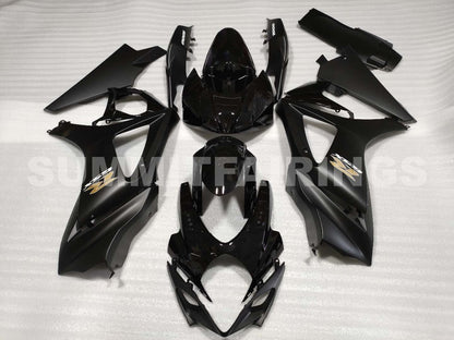 Fairings For Suzuki - GSXR1000 K7 07-08 Matte Black Gloss Black