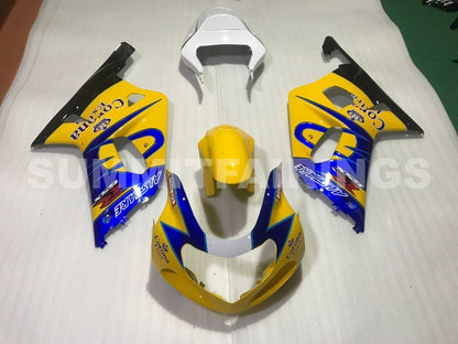 Fairings For Suzuki GSXR 600 (2001-2003) Yellow Blue White