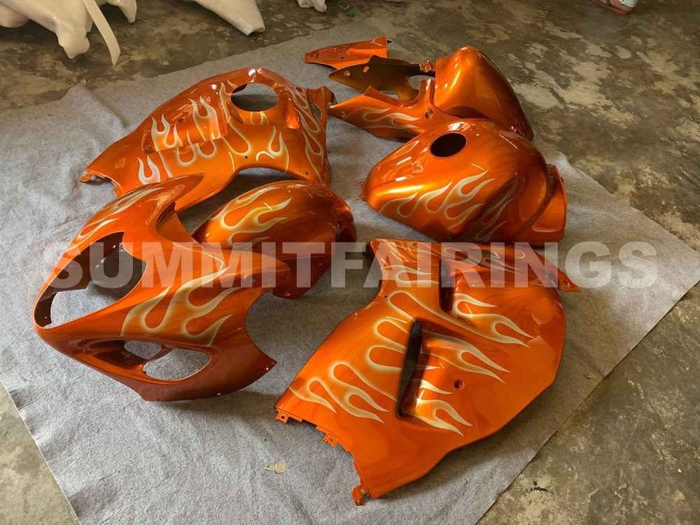 Fairings For Suzuki GSX1300R Hayabusa (1996-2007) Silver Flame